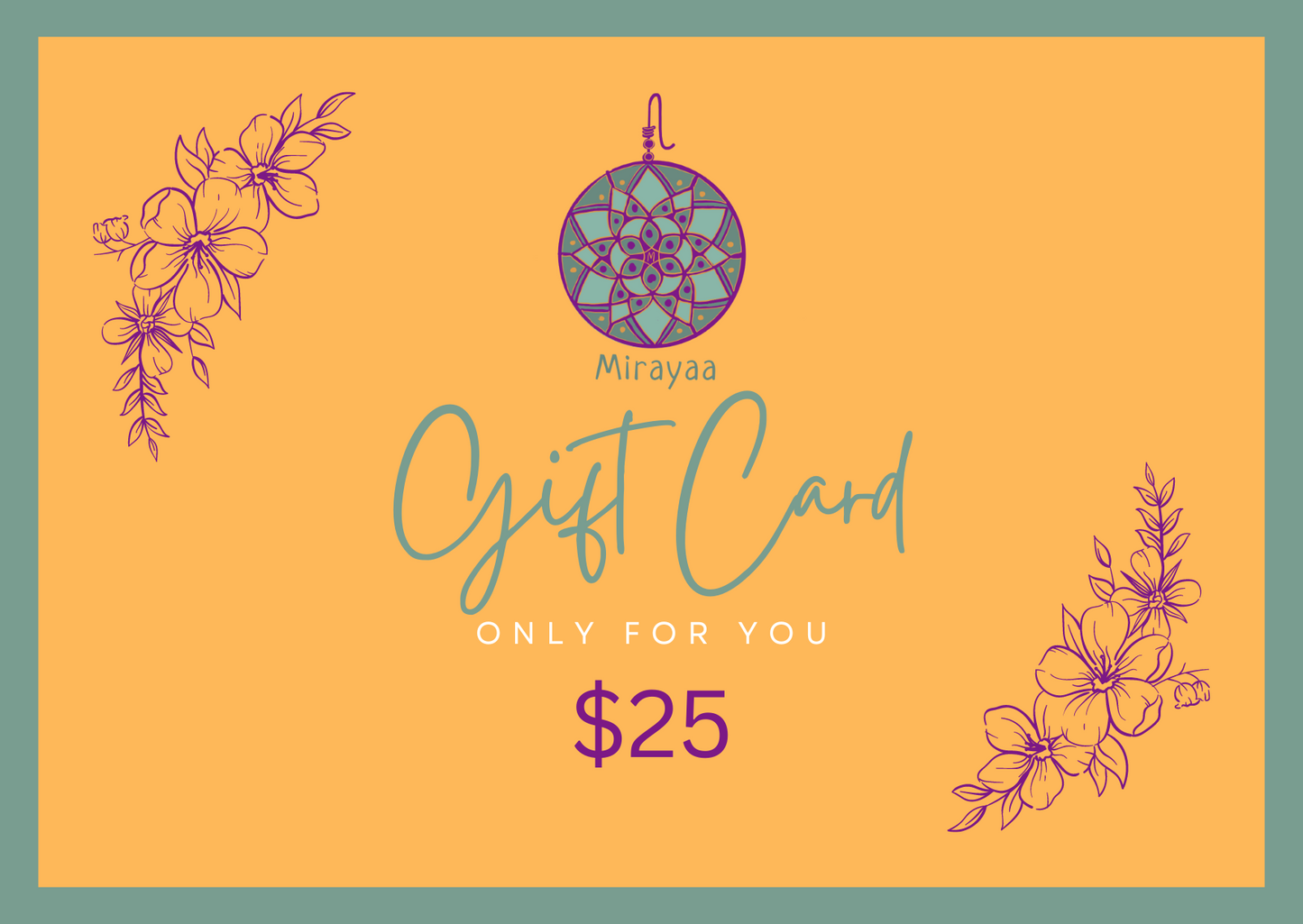 Mirayaa Gift Card